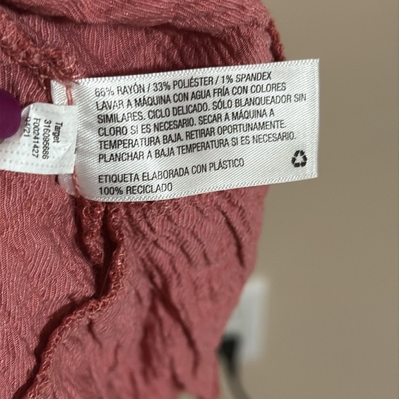 NWT Knox Rose Textured Knee Length Mauve Dress - Picture 7 of 7